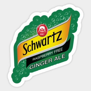 Schwartz Ginger Ale Sticker